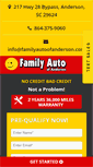 Mobile Screenshot of familyautoofanderson.com